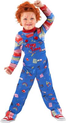 Kleinkind Chucky Kostüm Kinder Jungen Horror Puppe Killer Halloween Kostüm 1-6 Jahre