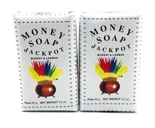 2x Money Soap Jackpot Murray & Lanman - DOES NOT HAVE MONEY INSIDE