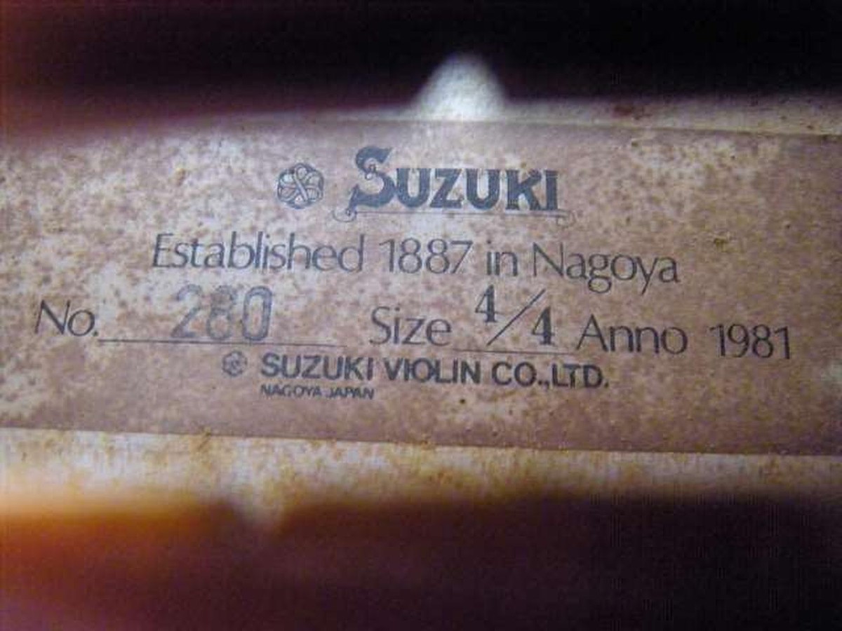 Suzuki 280 Violin | eBay Suzuki 280 Violin | eBay