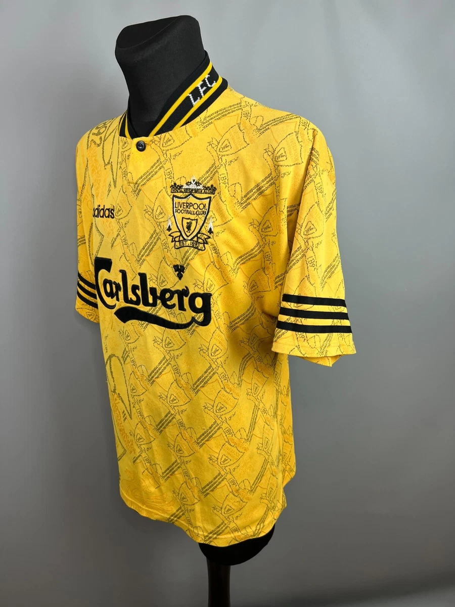 1994/96 LIVERPOOL Vintage adidas Away Football Shirt (S) 34/36 Rush Fo –  Cult Football