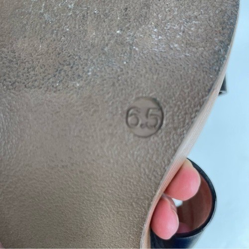 Sandalias Seychelles de tacón ancho de cuero negro talla 6,5 - Imagen 7 de 7