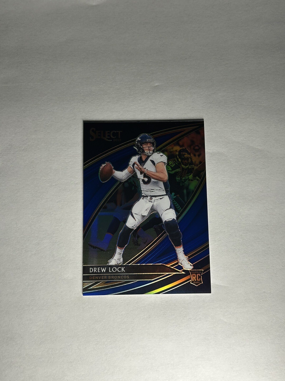 Drew Lock 2019 Panini Select Field Level Blue Prizm 14/75 Rookie Card Mint RC