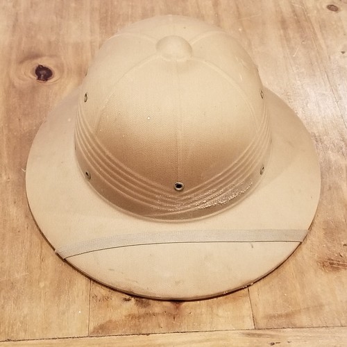 Vintage US Military Sun Helmet 60's 70's Vietnam War Army Adjustable