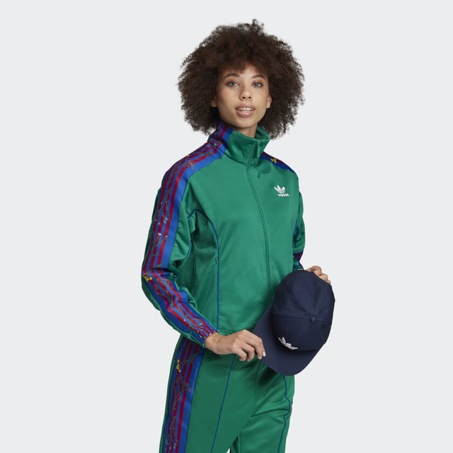 adidas originals firebird velvet track top