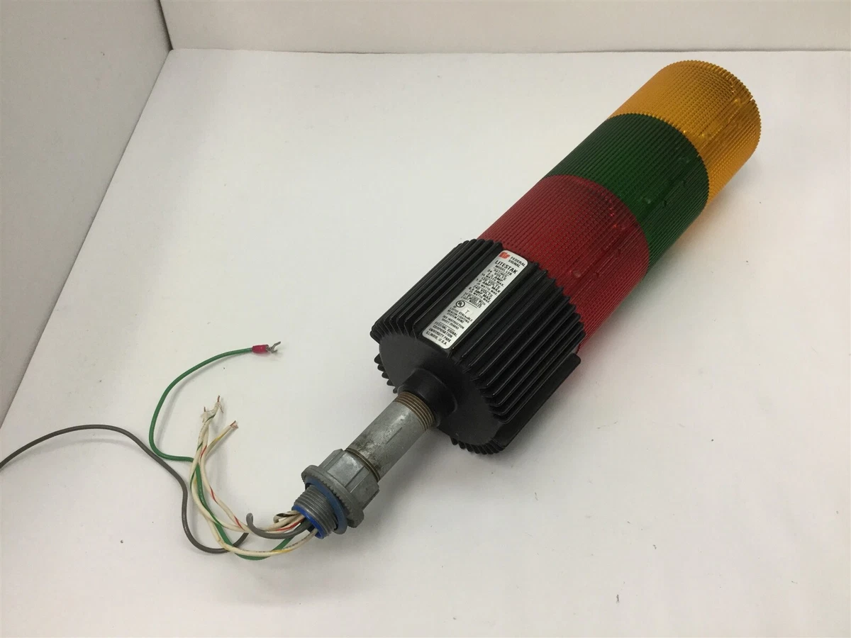 Federal Signal LSB Litestak Stack Light Color Red Green Amber 24V Bulbs