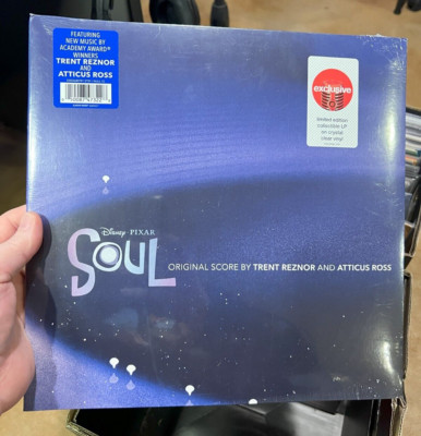 Disney Pixar Soul Movie Soundtrack Trent Reznor Target Exclusive Clear Vinyl New