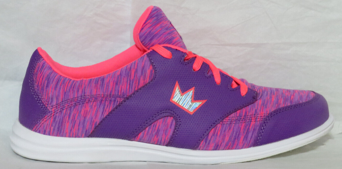BRUNSWICK WOMENS BOWLING SHOE US 11 M KARMA SPORT PURPLE PINK SLIDE