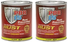 Por 15 45004 Rust Preventive Paint Permanent Coating Gloss Black 2 Quart Cans