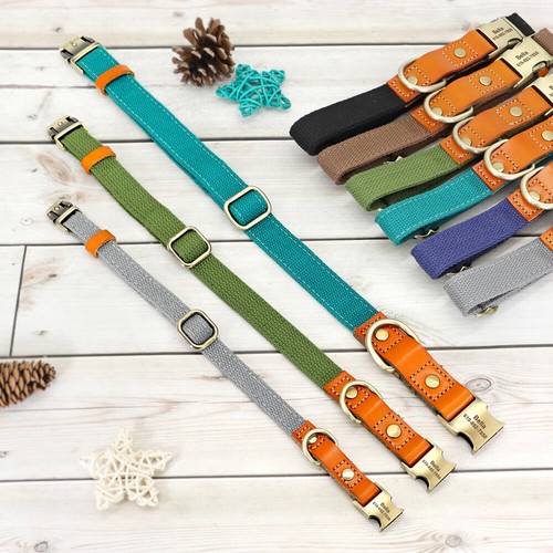 Personalised Dog Collar Custom Pet ID Name Number Engraved Adjustable Neck Strap - Picture 7 of 18