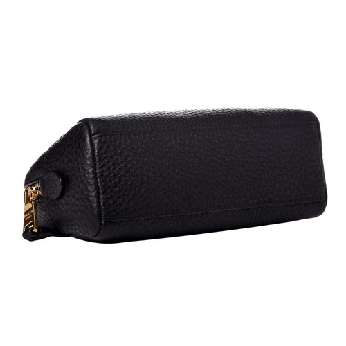 Prada Vitello Daino Black Leather Cosmetic Pouch NEW - Picture 4 of 6
