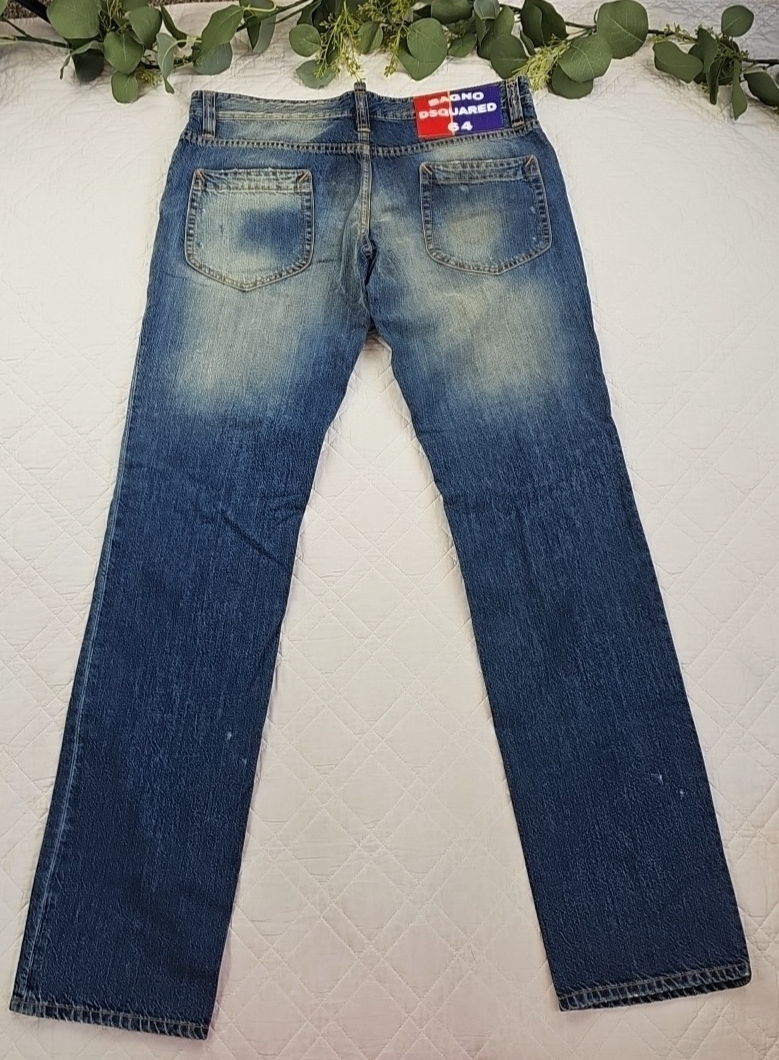 Bagno Dsquared 64 Men's Blue Jeans Made in Italy Size 50