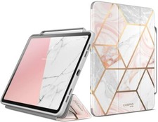 i-Blason for iPad Pro 11.0" 2020/2018 Folding Case Cover w/ Pencil Holder Marble