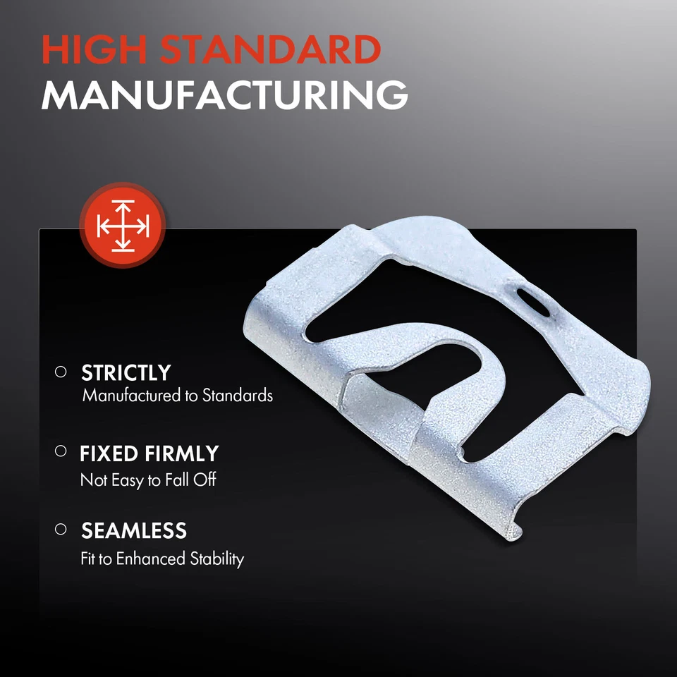 Металлический фиксатор молдинговых зажимов для окон Chevy Buick Pontiac 24 мм 50 шт. - Изображение 3 из 4