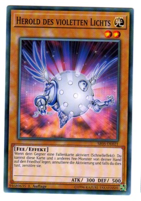 Yu-GI-OH Herold des violetten Lichts Common SR05-DE021 NEU!