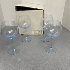 Sasaki Newport Azure Blue Crystal Water Goble...