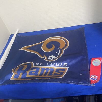 St. Louis Rams Car Flag NFL - W/tag Estate Find