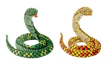 Giant Snake Stuffed Animal, 110 inch Large Snake Lifelike Plush- 2 Pack