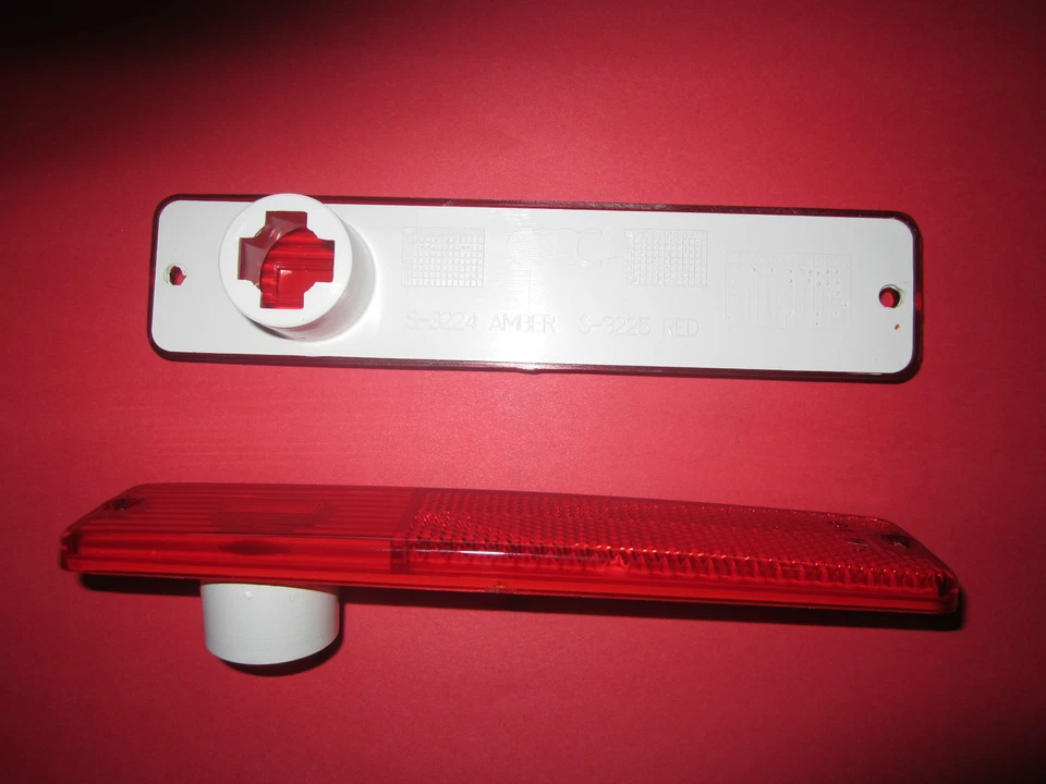 Fits Jeep CJ5 CJ7 Side Marker Light Kit  4 Lamps  4 Sockets  4 Bulbs 1972-1980 - Image 4 of 4