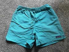 Patagonia Men’s Baggies 5” shorts Teal Blue Size Small