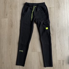 Puma Black Running Drawstring Training Pants Sweatpants Casual 535176-01 Small