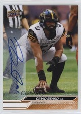 2024 Upper Deck CFL Auto David Beard #23 Auto 7i6