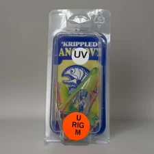 Krippled Anchovy U-Rig-M UV Bait Heads 3-Pack Fresh/Saltwater Salmon Lure NEW