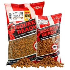 Fjuka Squeez-Ready Method Pellet 4mm  | Ready-prepped | Big fish feeder pellet