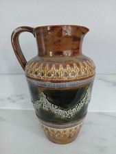 Royal Doulton Lambeth ware Pitcher/Jug with Swags Decorative c1890