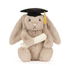 Jellycat Bashful Bunny Graduation Outfit 12 Inch Soft Plush Doll Gift