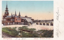 Historische AK Insel Usedom - Heringsdorf - Kaiser Wilhelm Brücke