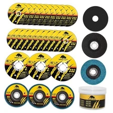 26 Packs Angle 26 packs angle grinder wheels 4-1/2 inch with 3 diffent type