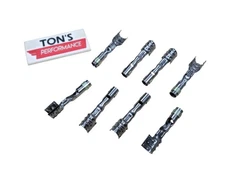 Spark Plug Wire Terminal Set Straight Double Crimp Terminals Only Pack of 8