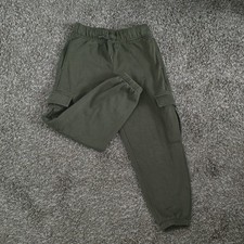 Old Navy Boys Green Baggy Cargo Pants Recycled Materials Elastic Waist