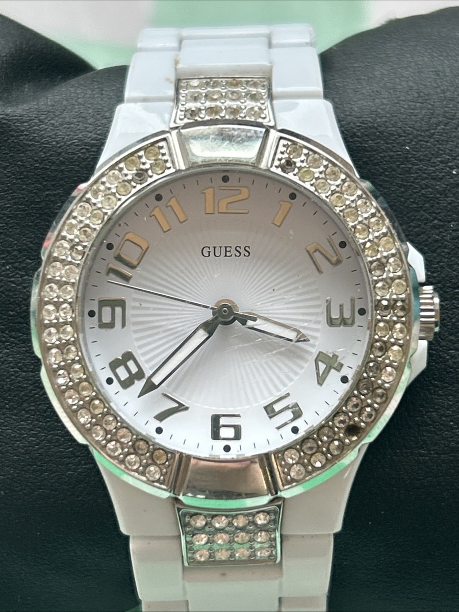 Guess Silver And White Tone Women display picture 3