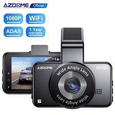AZDOME 3" FHD 1080P Dash Cam WiFi ADAS Car DVR Camera APP Park Mode Night Vision