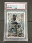 1996 Topps Chrome Ken Griffey Jr Wrecking Crew Refractor #WC9 PSA 7