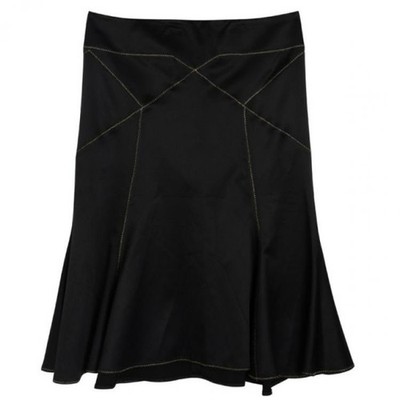 Just Cavalli By Roberto Cavalli Black Mid-Lenght Skirt 