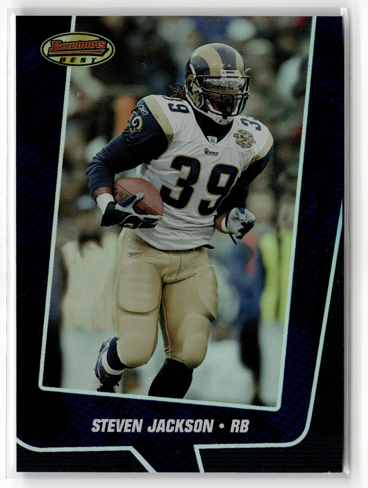 Steven Jackson 2005 Bowman's Best #49 Blue #/1399