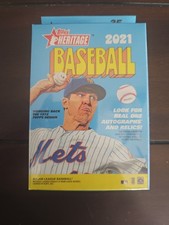 2021 Topps Heritage Baseball EXCLUSIVE Factory Sealed HANGER Box-Loaded!