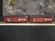 ATLAS 2 car lot Duluth South Shore & Atlantic 50' double door boxcars  DSSA-6