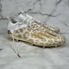 ADIDAS ADIZERO X ANNIVERSARY Men's Football Cleats SZ 18 Cheetah GOLD METALLIC
