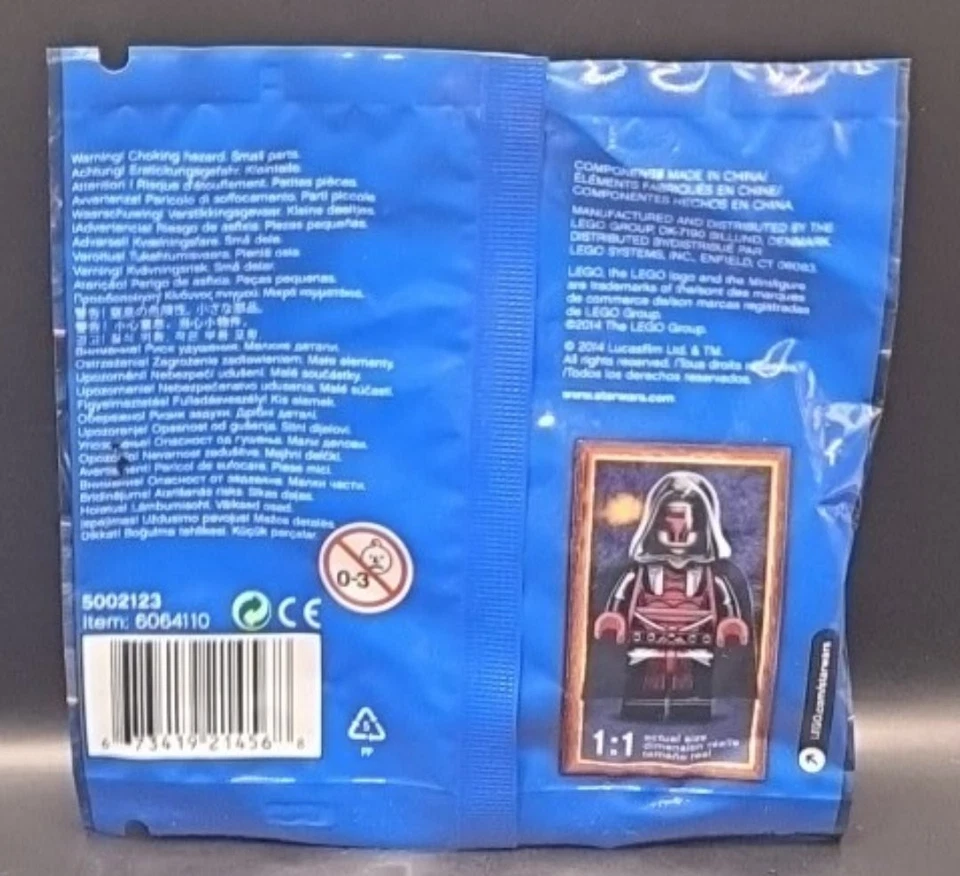 Lego Star Wars 2014 Darth Revan Minifigure 5002123 Rare Retired New Sealed  - Image 4 of 4