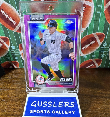Topps Chrome Ben Rice New York Yankees 2025 MLB Baseball Card /250 W/Case!!!