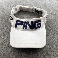 Ping Hat Visor Adjustable Mens One Size White...