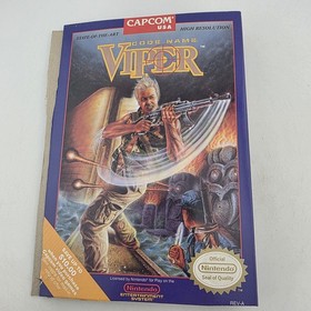 Code Name Viper - Box Only - Nintendo Nes - Authentic Slip Art (No Game)