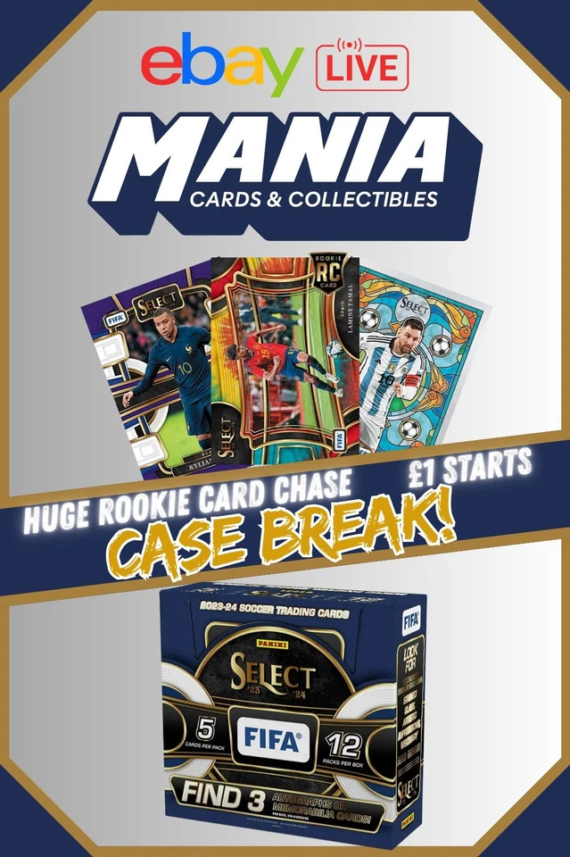 £1 STARTS ⚽ FIFA SELECT 23/24 HOBBY CASE BREAK ⚽