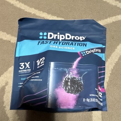 DripDrop Hydration Electrolyte Powder Berry Flavor Vegan Gluten Free 35 oz