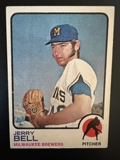 1973 Topps Jerry Bell #92 Milwaukee Brewers