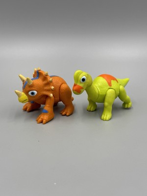 TMNT Half Shell Blast to the Past Dinosaurs Brachiosaurous & Triceratops Figures