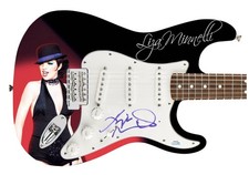 Liza Minelli Signed Autographed Photo Graphics Guitar ACOA